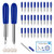 Onlyesh 30PCS Cricut Blades 60 Degree Cricut Blades for Maker Replacement Blades for Cricut Explore Air 2 Air Maker Expression Vinyl Fabric-Blue-