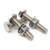 Levanco -10 Sets- 5-16-18x3-4" Stainless Steel Hex Head Screws Bolts Nuts Flat Washers  and  Lock Washers Kits 18-8 -304- Stainless Steel Fully Thread Hexagon Bolts Kits