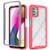 DAMONDY for Motorola G Stylus 2021 Case 360 Full Body Protection 2 in 1 Drop Hybrid Heavy Duty Shockproof Case Protective Cover Fit for Motorola Moto G Stylus 2021 -Pink