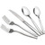 Idomy 40-Piece Stainless Steel Flatware Set, Cutlery Set Service for 8