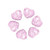 Airssory 10 Pcs Flatback Resin Cabochons with Heart Paillette-Sequin Inside Heart Shape Slime Charms for Jewelry Making Embellishments - 18x19x7mm