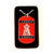 MLB Los Angeles Angels Dog Tag Necklace Silver 18"