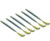 Strike King Lures Rage Tail Cut-R Worm 7"" Length Moon Juice Package of 6" -RGCUT7-850-