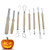 8PCS Halloween Professional Pumpkin Carving Kit Tools Heavy Duty Stainless Steel Carving Tools DIY Halloween Jack-o-Lantern for Halloween Decorations