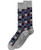 Alfani Men's Printed Socks -Light Grey Multi Sock Size 10-13-
