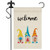 NERUXI Gnomes Summer Welcome Garden Flag Vertical Double-Sided Burlap Garden Flag Rustic Farmhouse Yard Flags Spring Summer Seasonal Yard Outdoor Decoration 12*18 Inch