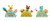 Pokémon Petite Pals Figure Bundle Pack: Pikachu, Eevee And Froakie
