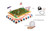 Oasis Supply Baseball Birthday Cake Kit Topper Set 14 piece set