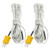 uxcell 2pcs K Type 0-400C Thermocouple Probe Sensor 5 Meter for Thermometer