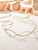 AW BRIDAL Wedding Headband Rhinestone Bridal Headpiece Bohemian Wedding Hair Pieces Pearl Bridal Hair Accessories for Women -Gold-