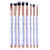 Makeup Brushes 8pcs Marble Pattern Eye Makeup Brush Set for Premium Synthetic Eyeshadow Eyebrow Eyeliner Blending Concealer Contour Make Up Brushes Kit
