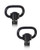 Rifle Sling Swivels Mount RS Qd Quick Detach-Release 1.25" Loop Heavy Duty Push Button Swivels - Black -2 X RS QD Rifle Sling Swivels-  The Rifle Sling Swivels Accessories