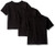 Hanes Boys' Big Essentials Short Sleeve T-Shirt Value Pack -3-Pack- Black Small