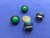 4 Pieces Green N-o 12mm Round Momentary Push Button Switch 3a 250vac C2