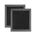 2-Pack Air Filter Factory 1266639 Compatible for Whirlpool Microwave Oven Charcoal Carbon Filters