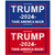 Donald Trump Flags 2024 Re-Elect Trump 2024 Flag Take America Back Flag with Brass Grommets Patriotic Outdoor Indoor Decoration Banner 3x5 ft 2 Pack