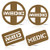 M-Tac Morale Patch Medic Patches Bundle Military Tactical Hook Fasteners -Coyote-