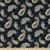 Studio E Fabrics Le Poulet Paisley Fabric Black