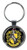 Ata-Boy Harry Potter Hufflepuff Crest 1.5" Fob Keychain for Keys Backpack Pulls and More