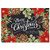 Poinsettia Border Christmas Cards - Set of 18 Themed Holiday Greeting Card Value Pack Large 5 x 7 Inch Size Envelopes Included