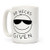 LookHUMAN No Hecks Given White 15 Ounce Ceramic Coffee Mug