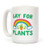 LookHUMAN Gay For Plants White 15 Ounce Ceramic Coffee Mug