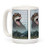 LookHUMAN Big Enough Possum White 15 Ounce Ceramic Coffee Mug