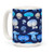LookHUMAN Butt Mushroom Pattern White 15 Ounce Ceramic Coffee Mug