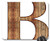 Mouse Pad - Alphabet Letter Initial Background Scrapbooking B