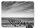 Mouse Pad - B W Sea Beach Landscape Sky Clouds Pavilosta