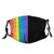 Rainbow LGBT Gay Pride Face Mask with 2 Filters Washable Balaclava for Women Men