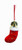 German Shorthaire Pointer Christmas Stocking Ornament with "Santa's Little Pals" Hand Painted and Stitched Detail
