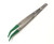 Rubber Tipped TWEEZER Bent TIP Slide Locking Button Lock 6" Non MARRING PVC Tips -E 1-