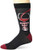 K. Bell Men's Food and Drink Casual Novelty Crew Socks half full -black- Shoe Size- 6.5-12