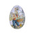 Metallic Easter Egg Candy ContainerMetal Easter Bunny Tinplate Egg Holder Box Trinket Tin Candy Packaging Box Tin for Easter Basket Stuffers Fillers Easter Eggs Hunt Treasure Chests -B-