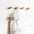 4 Pcs 100% Natural Wooden Coat Hooks Wall Mounted Vintage Single Organizer Hangers, Handmade Craft Hat Rack, Wood,8CM (Beech Wood)