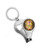 Religion Customs Eighteen Arhats Pattern Nail Nipper Ring Key Chain Bottle Opener Clipper