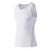 Mens Sports Vest Shirt Tank Top Sleeveless Skinny T-shirts Muscle A-shirt Classic Tee Size L -White-