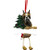 Boxer Dangling-Wobbly Leg Christmas Ornament