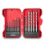 Hyper Tough 15-Piece Masonry Bit Set with Case