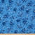 E. E. Schenck Maywood Studio Silver Jubilee Medium Floral Fabric Blue
