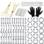 Piercing Kit - Autdor 84Pcs Professional Body Piercing Kit Includes Piercing Jewelry Piercing Needles 14G 16G 18G Piercing Clamp Belly Ring Tongue Tragus Nipple Lip Nose Ring -Silver-84pcs-