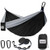 OurWarm Camping Hammock Lightweight Portable Hammock with 2 Tree Straps Double  and  Single Travel Hammock Nylon Parachute Hammock with Bag Outdoor Hammock for Backpacking Hiking Beach Backyard Patio