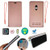Ojtong Case for El W45 E L W45 Case Silicone Protection Ring  plus Flip Cover Stand Shell Pink