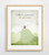 Home Is Wherever I'm With You Wall Art Home Decor Print - Unframed
