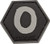 Evike Operator Profile PVC Hex Patch - Distressed Alphabet Series -Letter- O-