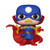 Funko Pop Marvel- Infinity Warps - Soldier Supreme Glow in The Dark Amazon Exclusive