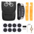 RiToEasysports Bicycle Tire Repair Tool16 in 1 Multi?Functional Tyre Repair Tool Kit with Hex Wrench Bag Bike Puncture Repair Tool