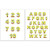 Spongebob Squarepants Alphabet Nursery Photos - Set of 2 -11 inches x 14 inches-