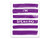 "I'm Speaking" Purple Stripes Inspiring Quotes about Change Wall Art Decor- Unframed 11 x 14 Watercolor Wall Art Print - Gift for Big Sister